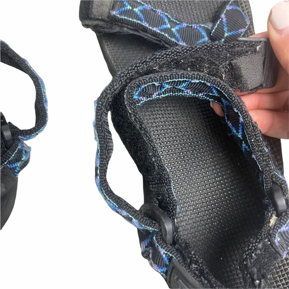 TEVA Unisex Original Universal Slingback Sandal Blue Print Size 9 Men -Pre-Owned main image 8